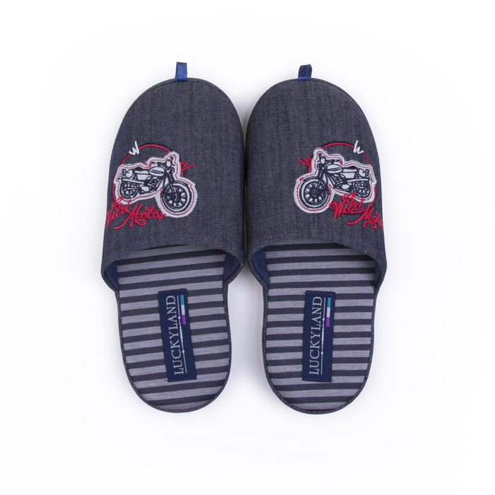 Обувь домашняя подростковая 1386T-ASC-S (тёмно-синий) (р. 40)