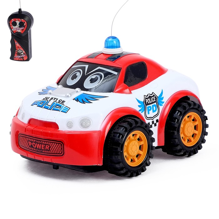 Машина радиоуправляемая "Полицейский патруль", работает от батареек, свет и звук