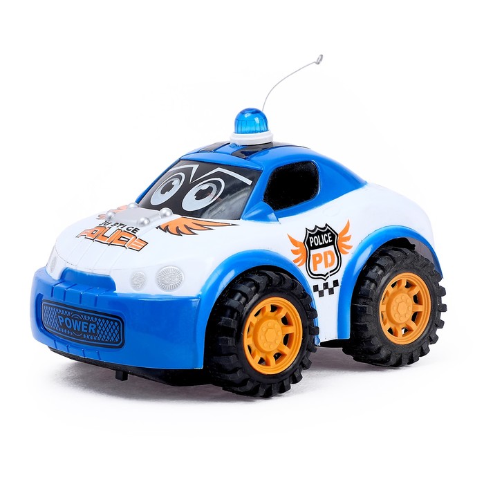 Машина радиоуправляемая "Полицейский патруль", работает от батареек, свет и звук