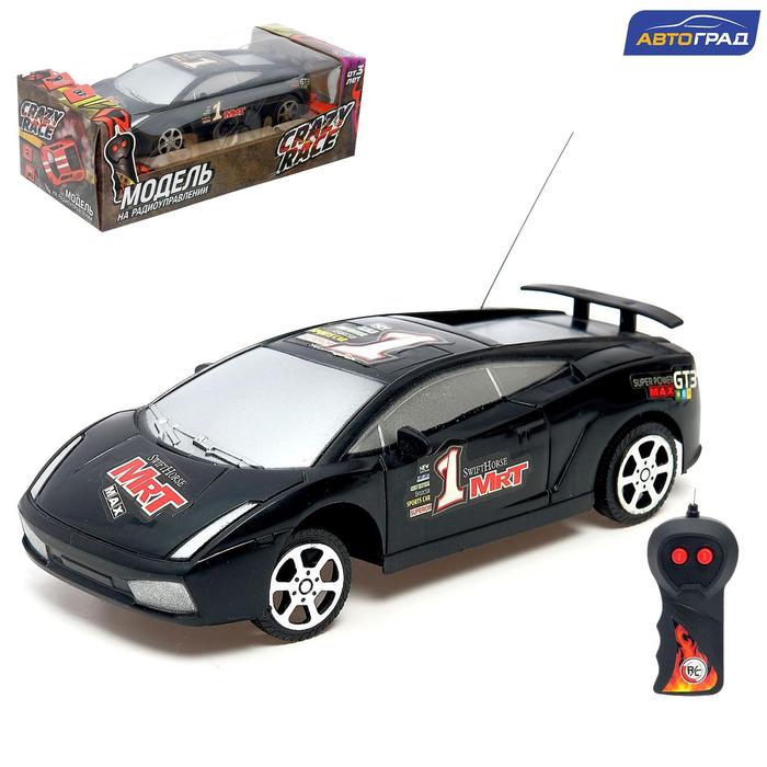 Машина радиоуправляемая "Ламбо", работает от батареек, цвета МИКС