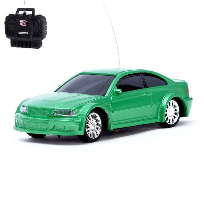 Машина радиоуправляемая "Купе", работает от батареек цвета МИКС