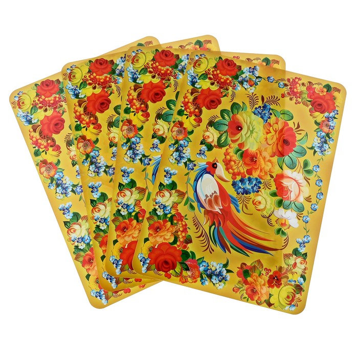 Набор салфеток кухонных 4 шт "Жостово"