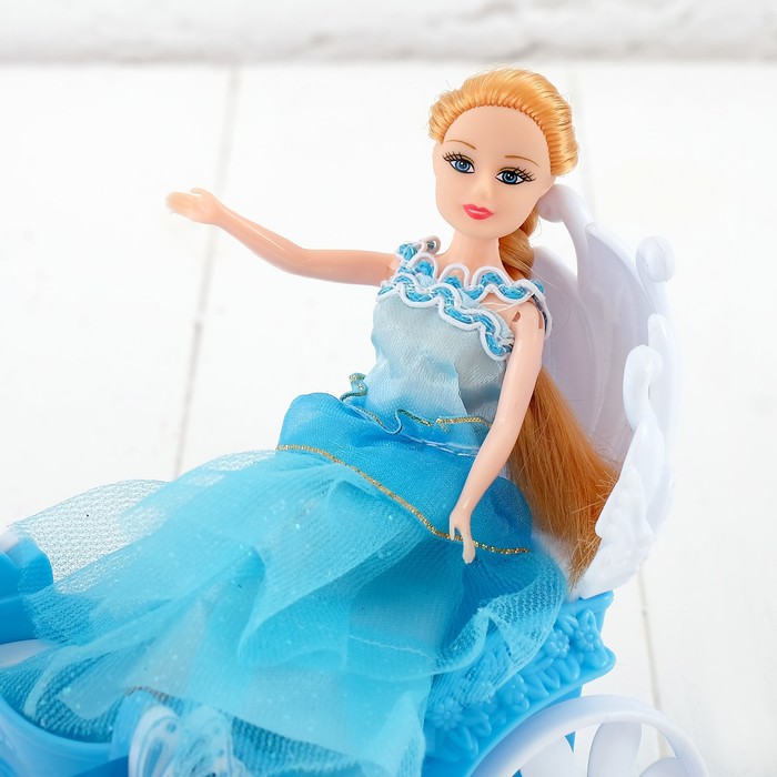 Карета для кукол "Волшебная прогулка" с куклой, с аксессуарами