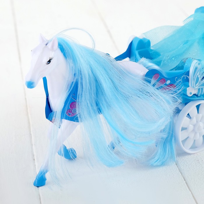 Карета для кукол "Волшебная прогулка" с куклой, с аксессуарами