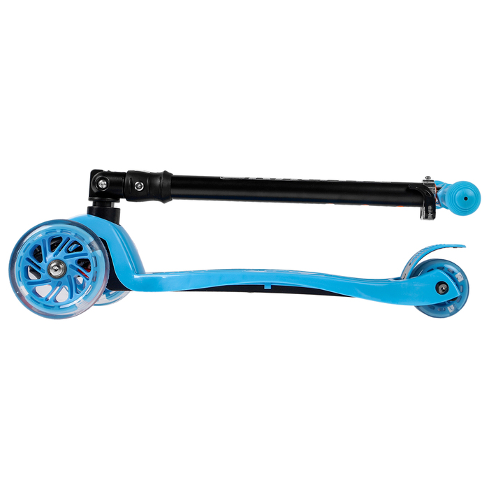 Самокат детский GRAFFITI Frisky, цвет голубой