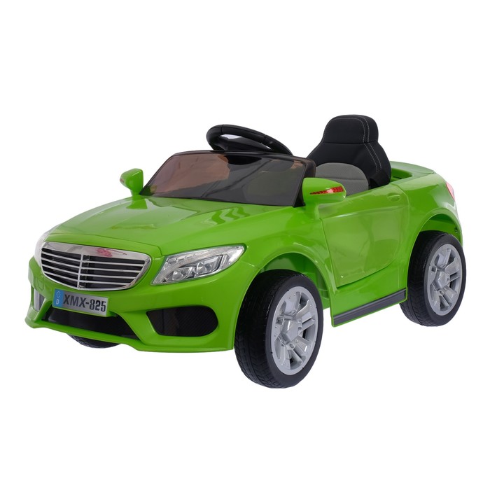 Электромобиль S CLASS, 2 мотора, EVA колеса, активная подвеска, кож.сидение, цвет зеленый