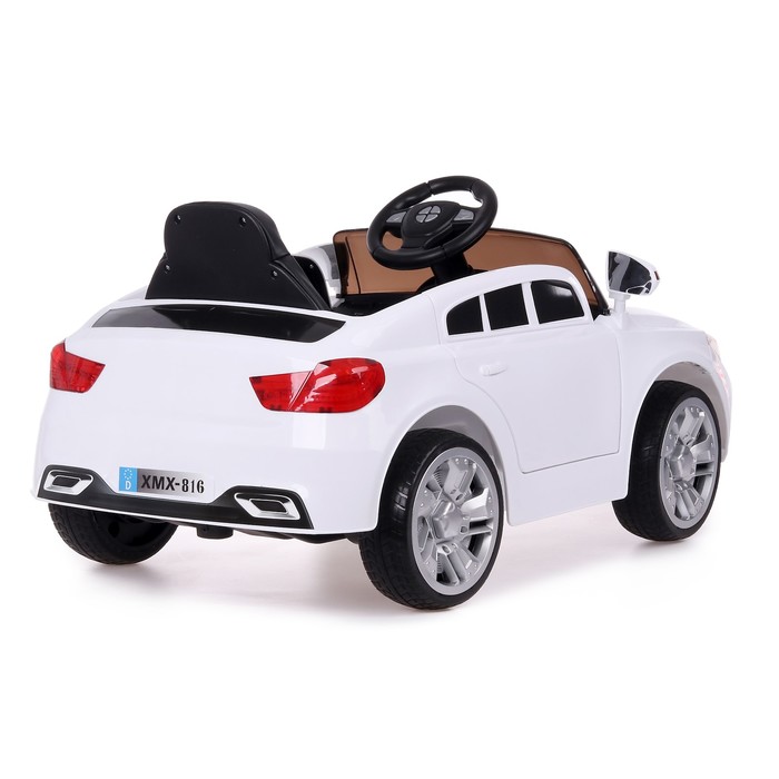 Электромобиль "Престиж", 2 мотора, EVA колеса, активная подвеска, цвет белый