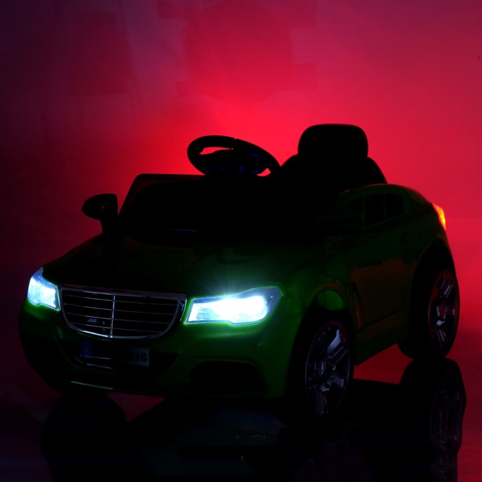 Электромобиль "Престиж", 2 мотора, активная подвеска, цвет зеленый