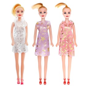 Кукла-модель «Тина» в платье, МИКС Ош
