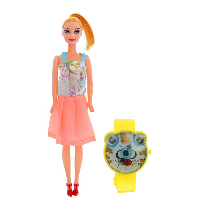 Кукла модель "Софи" в платье с аксессуарами, МИКС