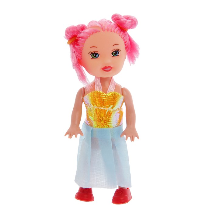 Кукла-малышка "Мира" в платье с аксессуарами, МИКС