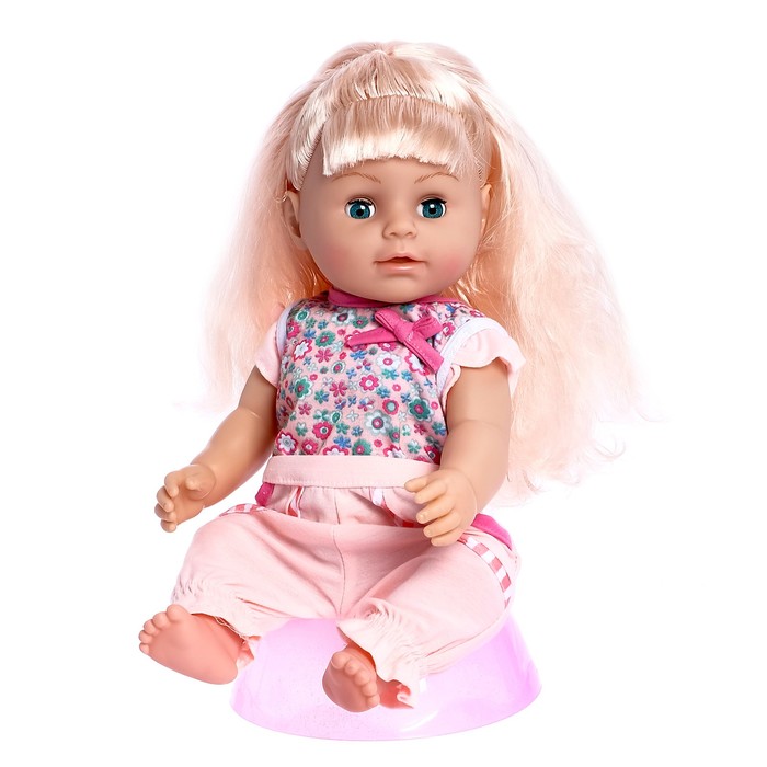 Пупс функциональный "Анжелика" с аксессуарами, писает, пьёт