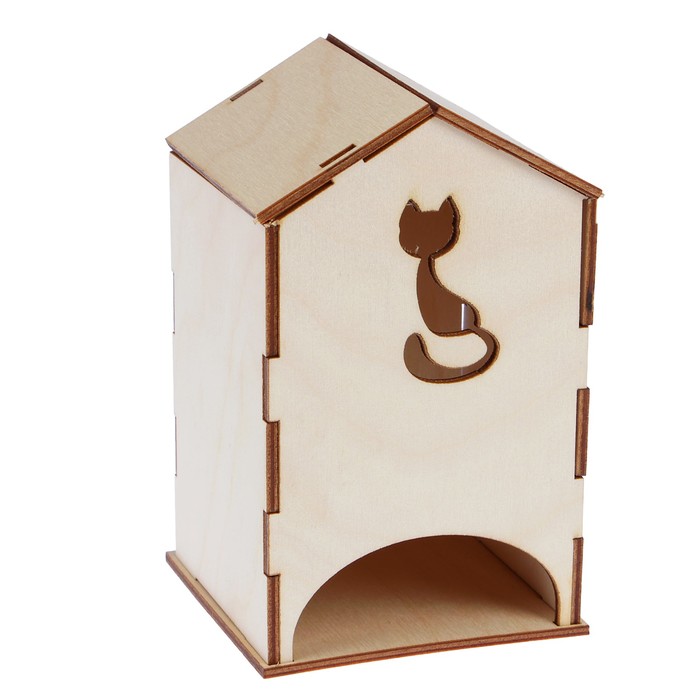 Чайный домик "Киса", 8х9х15см