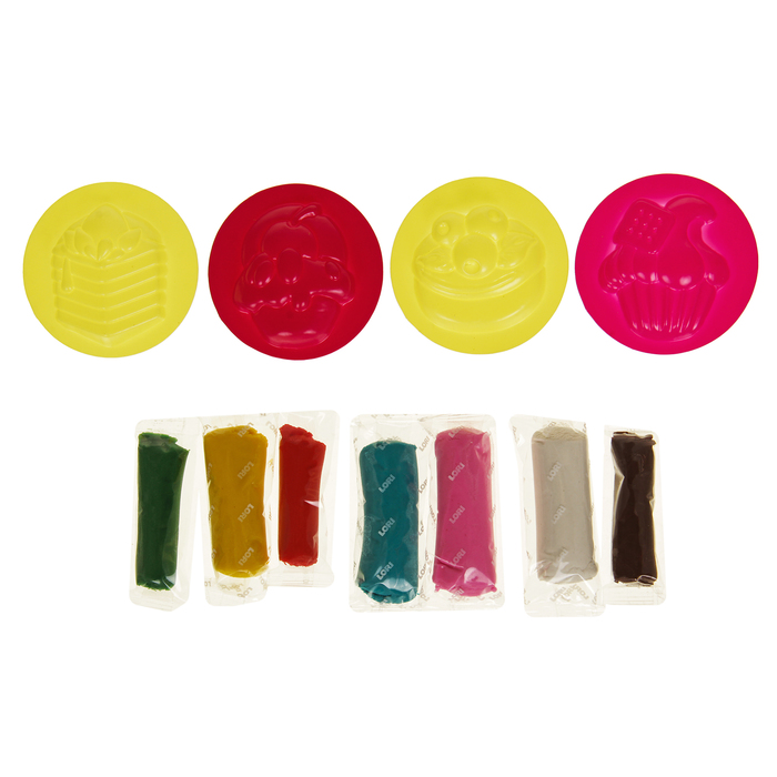 Фигурки из теста "Вкусные пирожные"