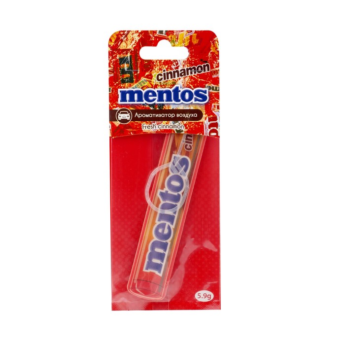 Ароматизатор воздуха MENTOS Корица, подвесной, двойная пропитка