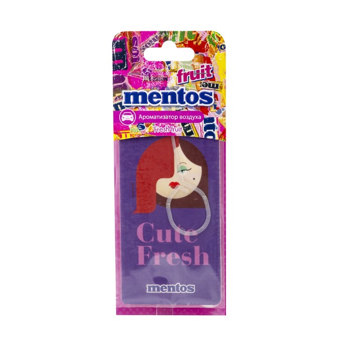 Ароматизатор воздуха MENTOS Фрукты, MAX подвесной, двойная пропитка