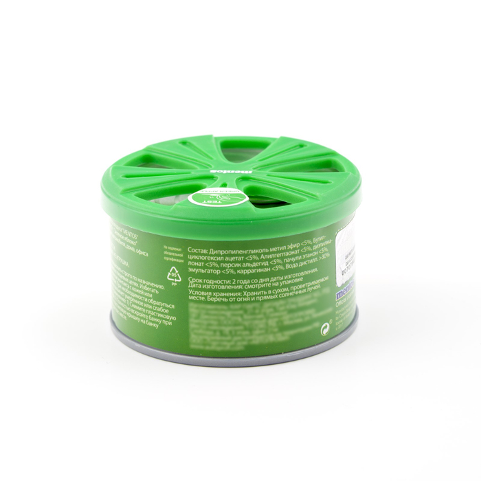 Ароматизатор воздуха MENTOS Зеленое яблоко, гелевый, банка, 85 г