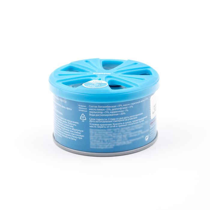 Ароматизатор воздуха MENTOS Мята, гелевый, банка, 85 г