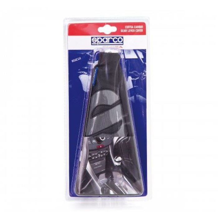 Чехол на рычаг механической КПП SPARCO, универсальный, чёрый