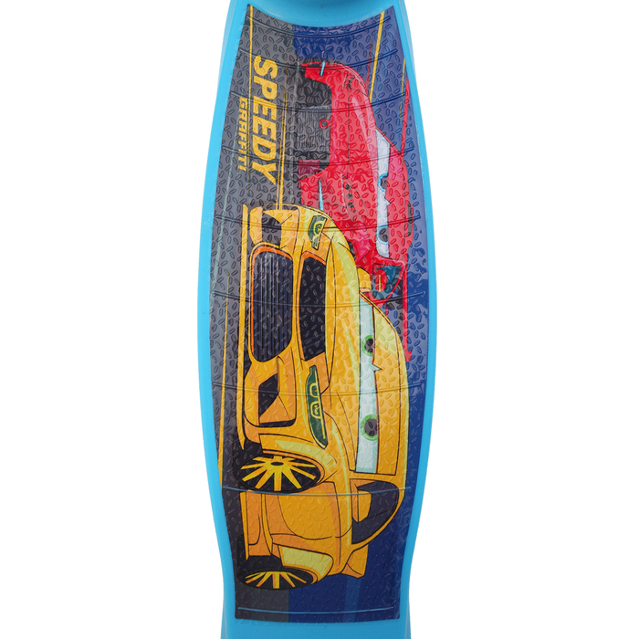 Самокат детский GRAFFITI Speedy, цвет голубой