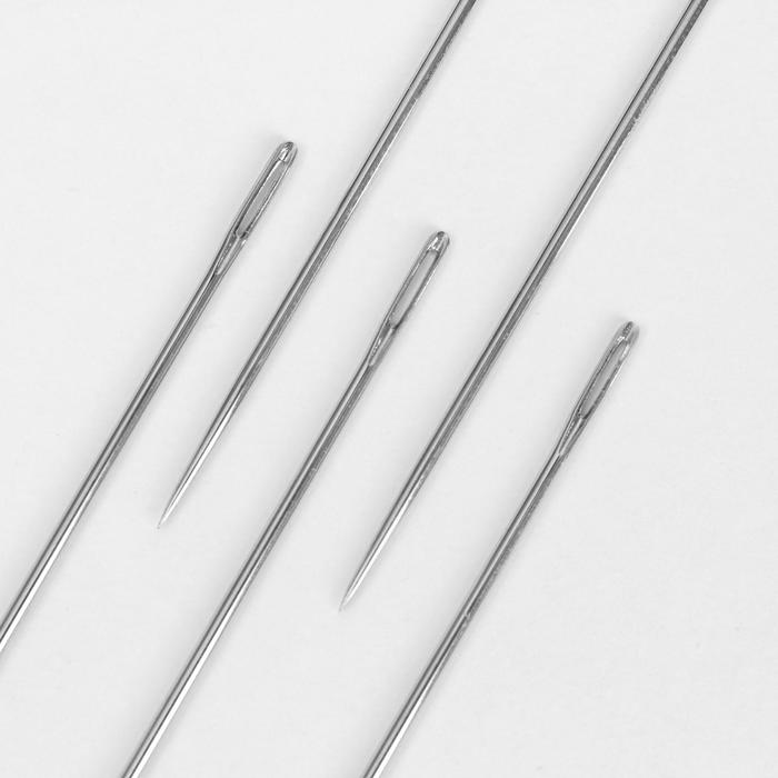 Иглы для штопки, заострённые, №4, 10шт