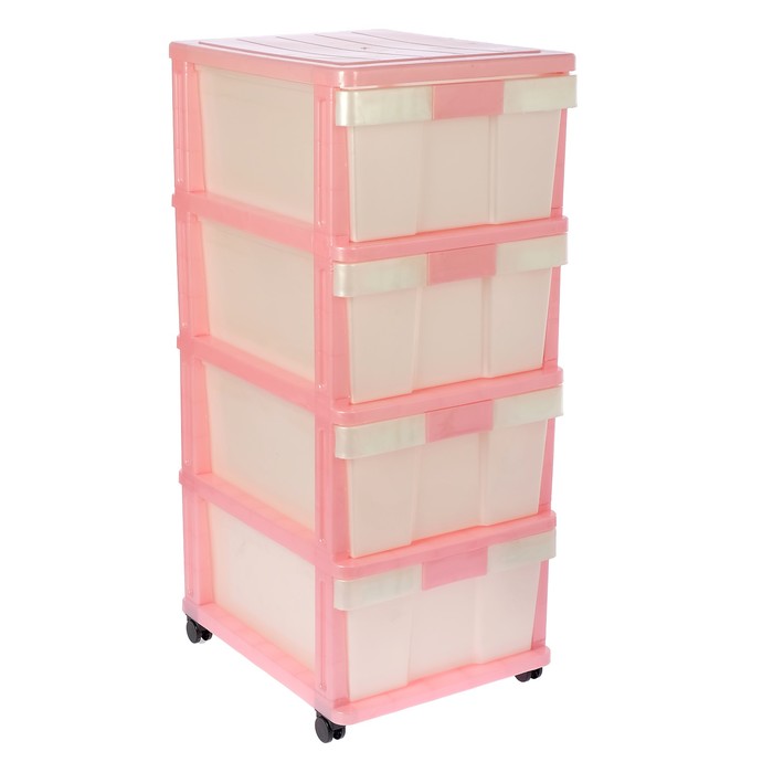 Комод 4 секции, цвет МИКС