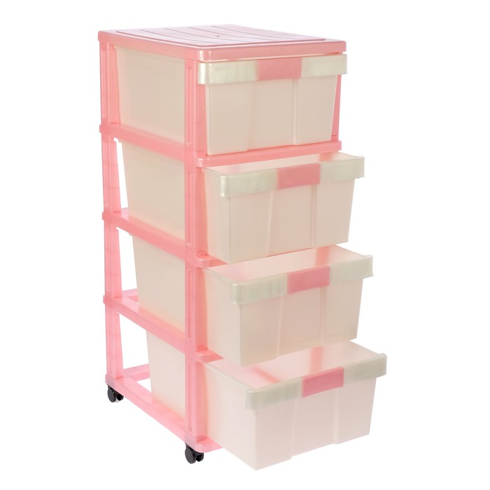 Комод 4 секции, цвет МИКС