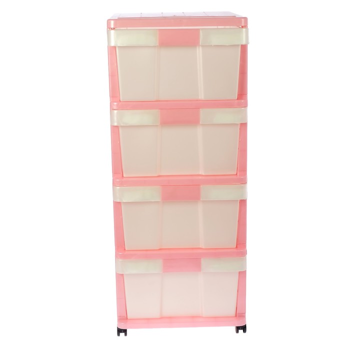 Комод 4 секции, цвет МИКС