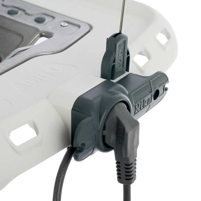 Доска гладильная 123х45 см "Валенсия. Ягоды", с удлинителем и полкой