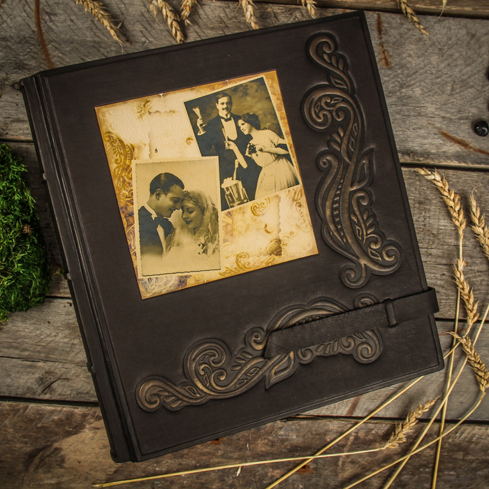 Фотоальбом 20 магнитных листов "Чувства" 32х27 см