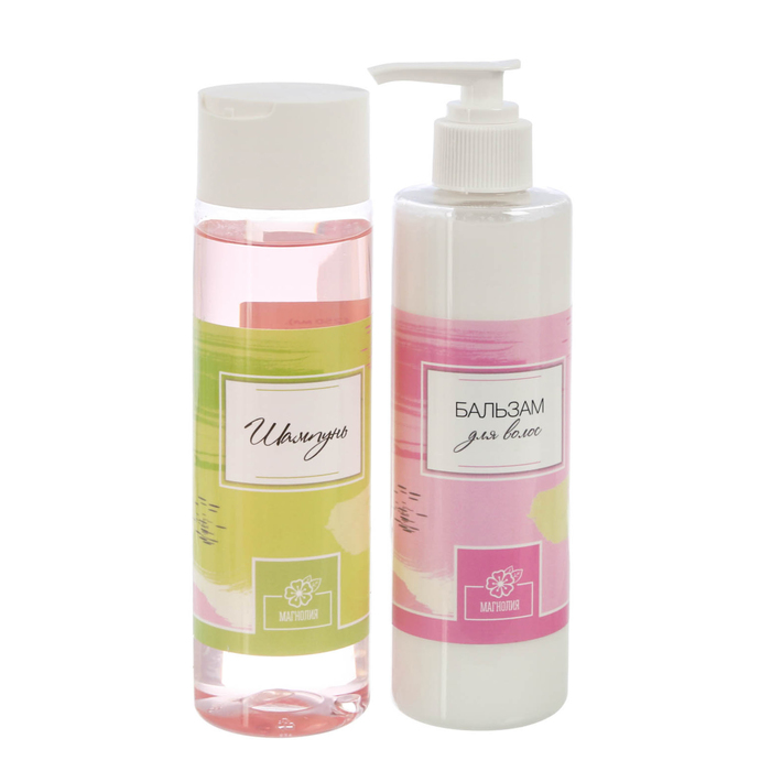 Подарочный набор "С 8 Марта!": шампунь, бальзам с ароматом магнолии