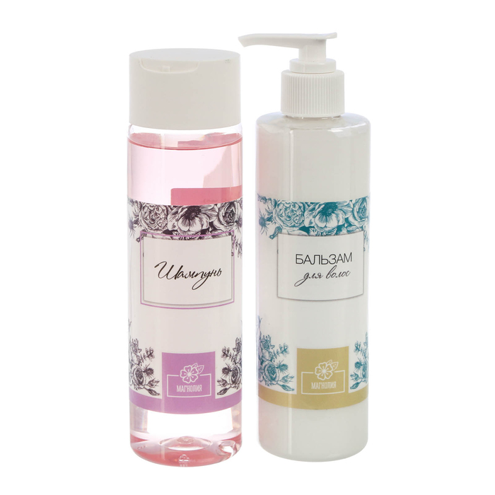 Подарочный набор "Лучшей сестре на свете": шампунь, бальзам с ароматом магнолии