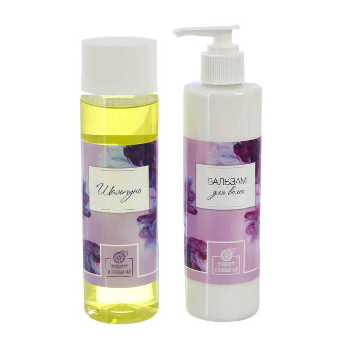 Подарочный набор "Для особенной": шампунь, бальзам с ароматом грейпфрута