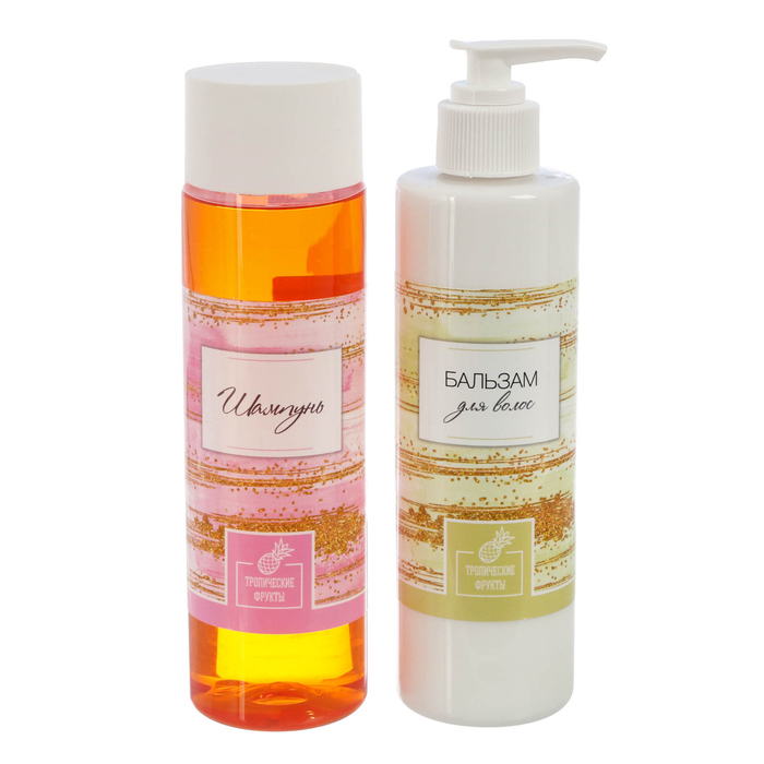 Подарочный набор "Дорогой дочке": шампунь, бальзам с ароматом тропических фруктов