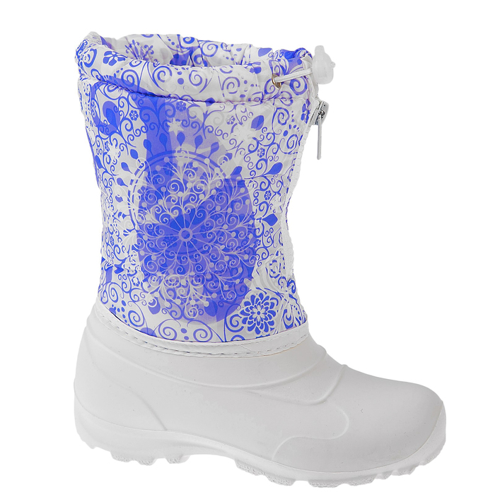 Сапоги детские арт. Д604 (белый/надставка МИКС) (р. 30/31)