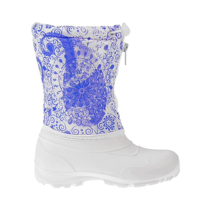 Сапоги детские арт. Д604 (белый/надставка МИКС) (р. 33/34)