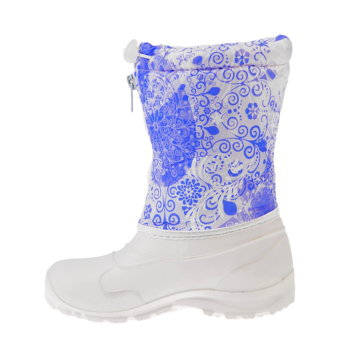 Сапоги детские арт. Д604 (белый/надставка МИКС) (р. 33/34)