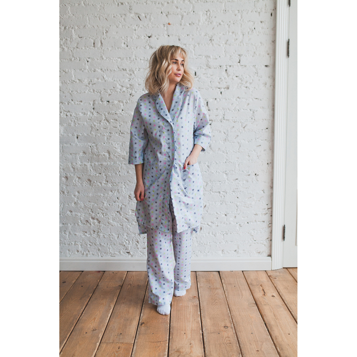 Рубашка удлинённая женская KAFTAN "Star", р-р 50-52, 80% хл., 20% п/э