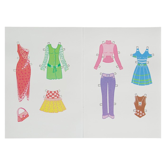 Игра-Конструктор. Одень куклу "Оля, Настя, Лена, Маша", микс