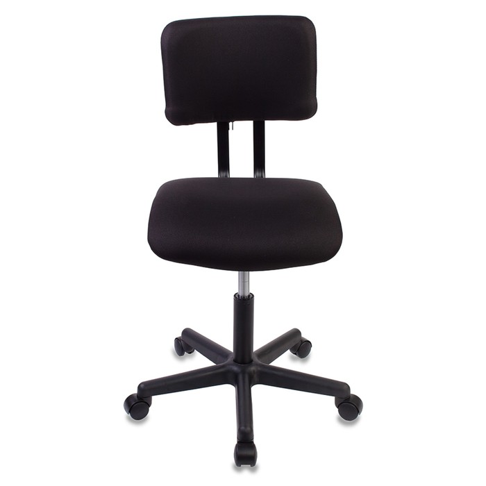 Кресло Бюрократ CH-1200NX/BLACK, без подлокотников, чёрный