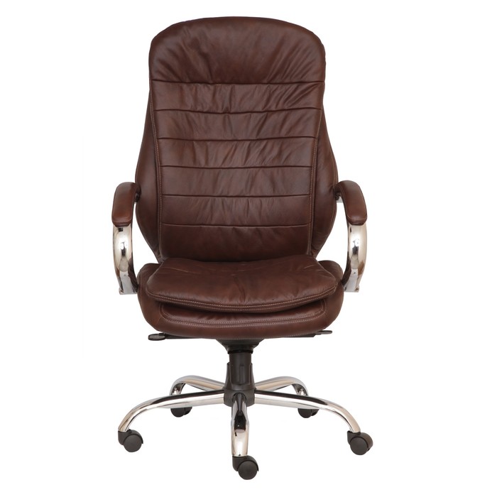 Кресло руководителя Бюрократ T-9950AXSN/Brown, крестовина хром, коричневый