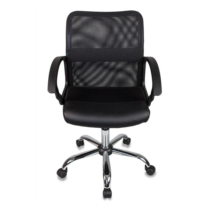 Кресло Бюрократ CH-590SL/BLACK, спинка сетка, чёрный