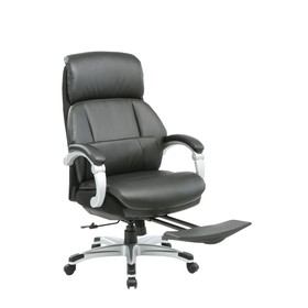 

Кресло руководителя Бюрократ MIRO/BLACK, подставка для ног, чёрный