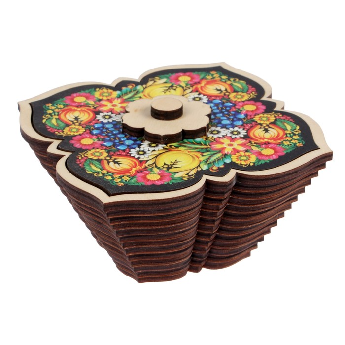 Сахарница «Петриковка», 12,5×12,5 см, 330 мл