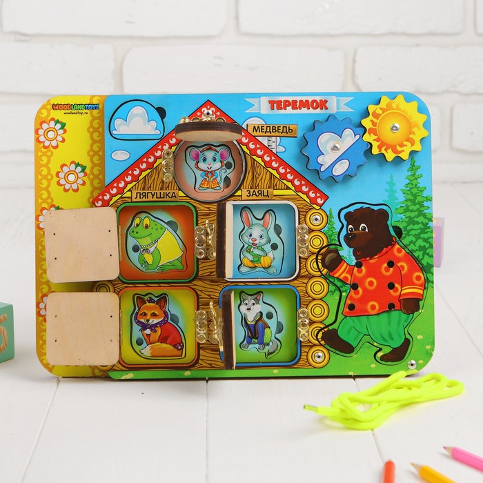 Бизиборд "Теремок" (рамка-вкладыш)