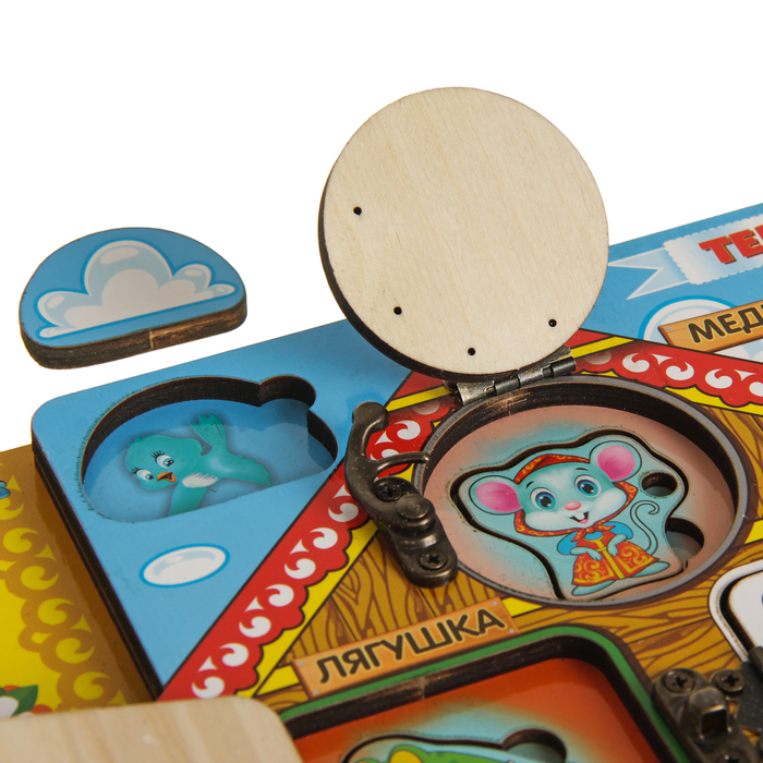 Бизиборд "Теремок" (рамка-вкладыш)