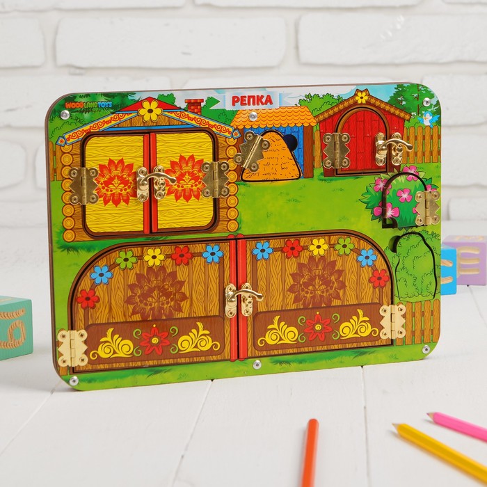 Бизиборд "Репка" (рамка-вкладыш)