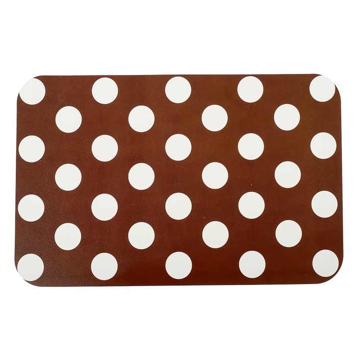 Салфетка сервировочная "Горошек", ПВХ 26х41 см