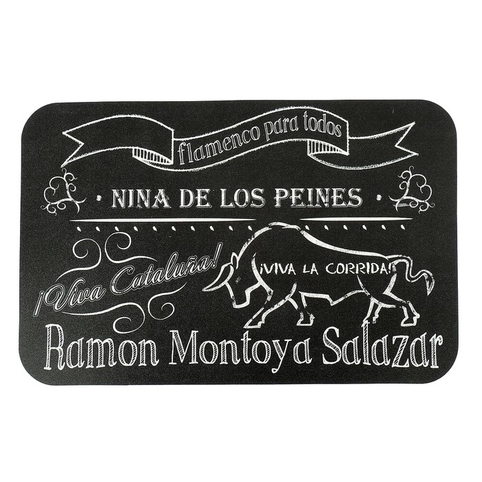 Салфетка сервировочная "Коррида черная", ПВХ 26х41 см