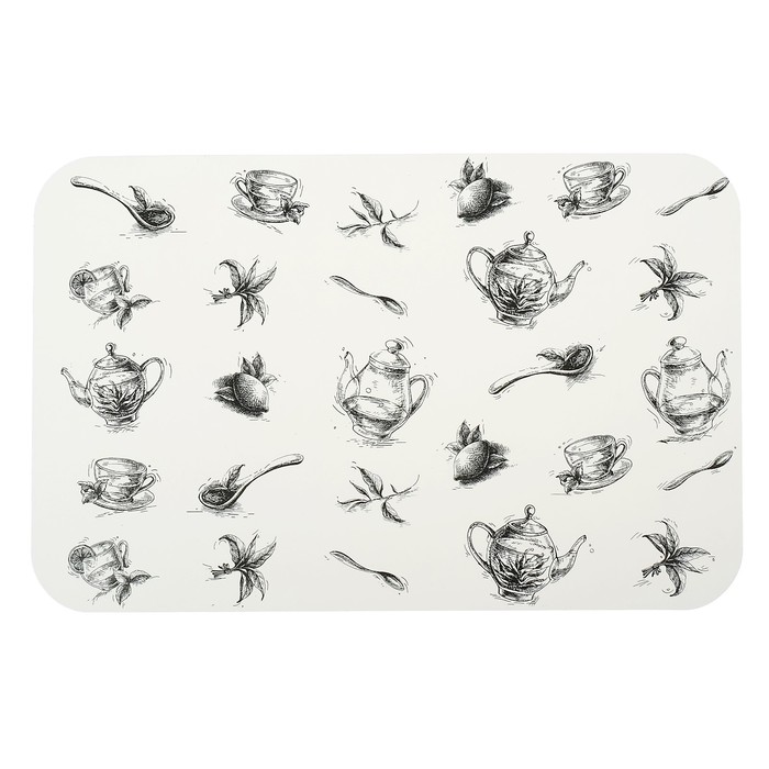 Салфетка сервировочная "Чай", ПВХ 26х41 см